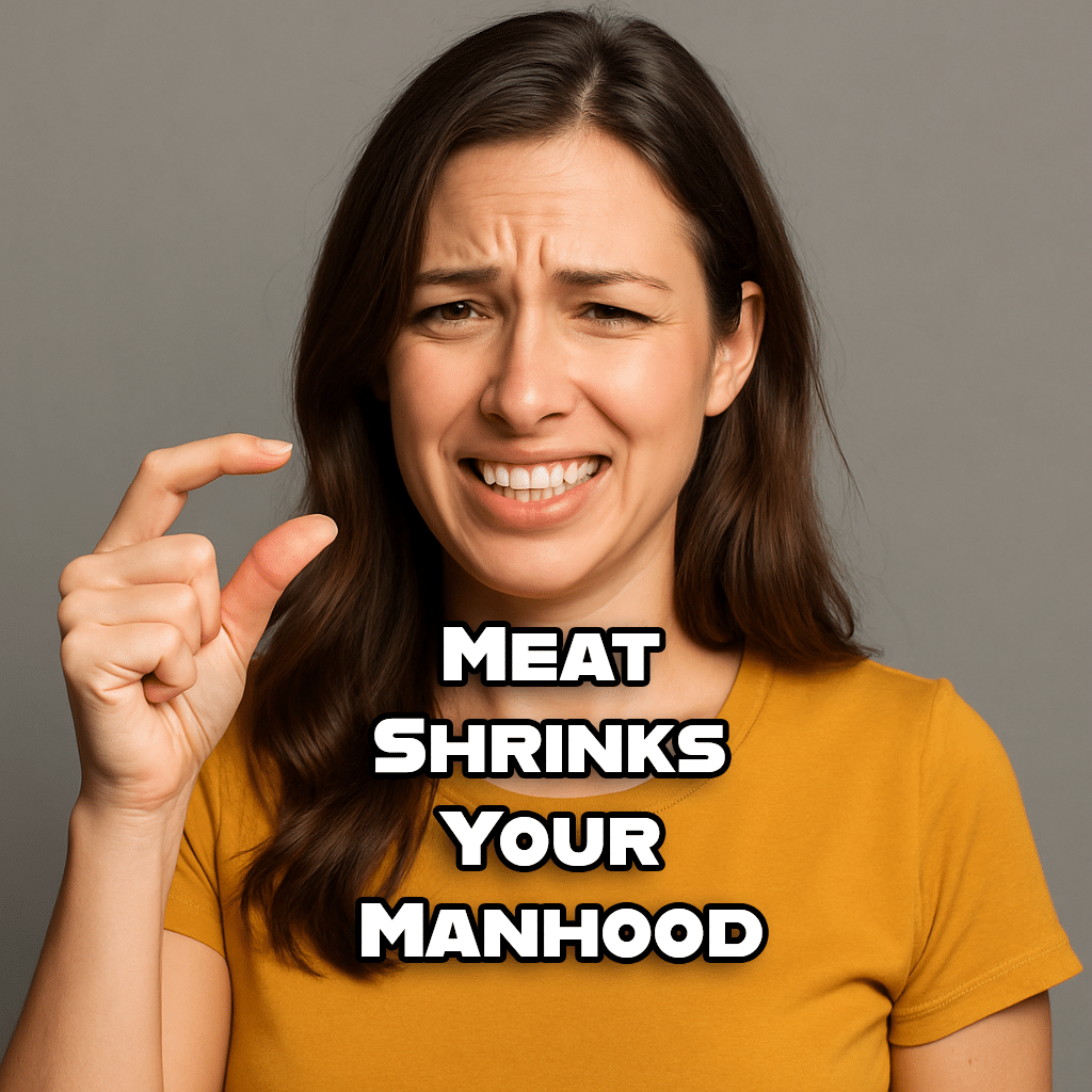 Woman smirking and holding fingers an inch apart to indicate something very small, symbolizing disappointment or sarcasm.